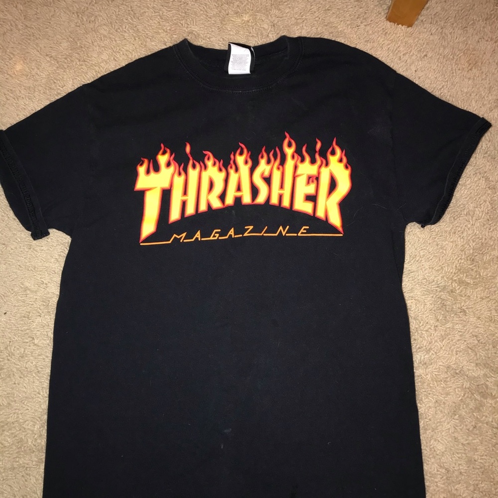 Black thrasher shirt